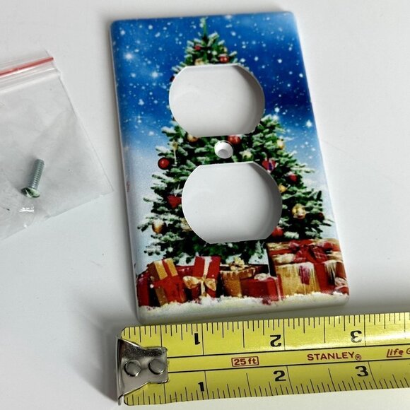 Christmas Tree with Presents Gifts Switch Plate - Picture 6 of 6